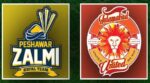 پشاور زلمی اور اسلام آباد یونائیٹڈ کے درمیان میچ بارش کے سبب منسوخ کر دیا گیا